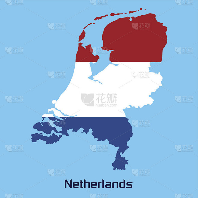 荷兰矢量地图