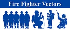 手绘风格消防员救人剪影元素矢量图设计素材下载(12).eps