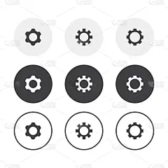 圆形,嵌齿,计算机图标,三个物体,极简构图,商务,设计,布置,行动,进展