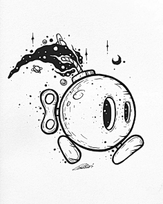 黑白线稿-花瓣网|陪你做生活的设计师