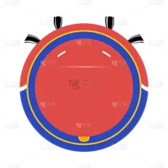 扁平风家居生活-svg-扫地机器人