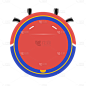 扁平风家居生活-svg-扫地机器人
