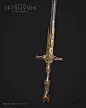 Ebony Claymore - TES:Skyblivion, Spyros Frigas : This is a remake of The Elder Scrolls IV: Oblivion's Ebony two-handed Claymore. It is made for Skyblivion, a massive mod for The Elder Scrolls V: Skyrim that aims to recreate the world of Oblivion, but usin