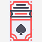 Blackjack图标高清素材 blackjack 卡 扑克牌 盒 赌场 黑桃 UI图标 设计图片 免费下载 页面网页 平面电商 创意素材
