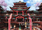 酒楼 原画_360图片