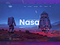 Daily UI #008 ( Header Exploration for NASA)