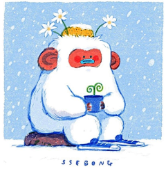 野生沸沸采集到插画