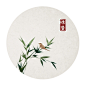 石家小鬼原创艺术绘画中国风水墨画竹子花鸟燕子传统素材背景二十四节气之惊蛰-------------------寓意： 翩翩新来燕，双双入我庐。