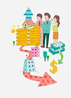 购房男女免抠素材 装饰 设计图片 免费下载 页面网页 平面电商 创意素材 png素材