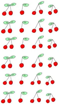 iphone壁纸锁屏 平铺 纯色 渐变 趣味 樱桃