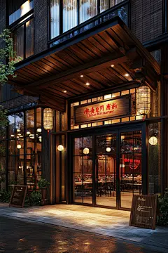 中餐厅设计摄影图