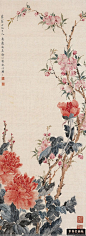Chinese brush painting by Ding Fu Zhi. 丁辅之作品: 