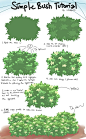 Bush tutorial by catnappe143 on deviantART via PinCG.com