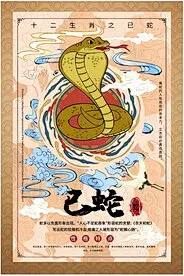 已蛇  十二生肖
