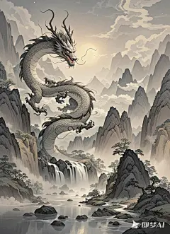 古风玄幻  无人  仙侠门派  绘画风追梦封面设计店铺  (327)