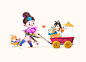 Shiba Chan & Friends featuring Laika, Zhi Lin Lim : Fun little illustrations featuring my own IP characters: Shiba Chan & Friends.