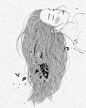 밤하늘 소녀 #18 by 키큰나무 on Grafolio : 밤하늘 소녀 #18 종이에 연필, 포토샵  http://park2179.blog.me