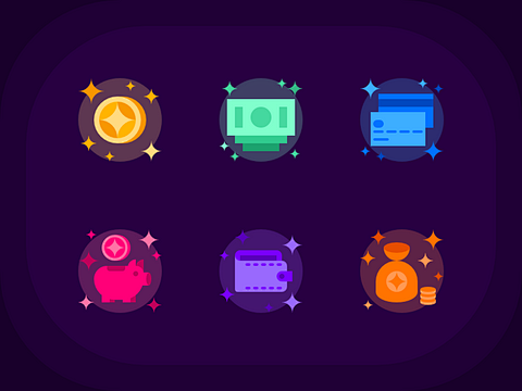UI设计师—周晓烽采集到App-ICON整套