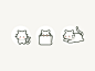 Meow Icons kitten meow icon design cat icons chonker cat cats icons