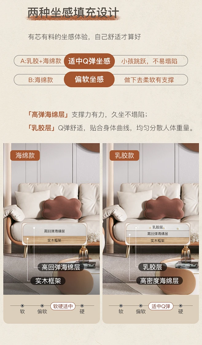 现代简约北欧免洗科技布沙发客厅小户型高级感乳胶直排三人位沙发-tmall.com天猫-花瓣网
