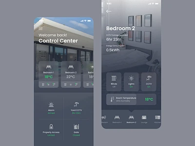 Home Control App-花瓣网