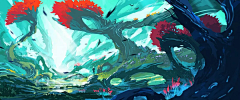 神猎233采集到俄罗斯的场景插画师 Anton Fadeev