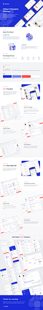 Behance 上的 Hiring HR Recruitment Platform, Jobs Website