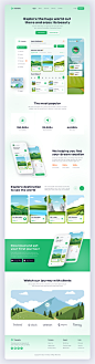 Landing Page - Travel Service by Raffialdo Bayu for Enver Studio on Dribbble