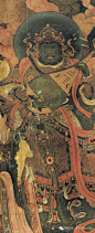 北京西郊，翠微山南麓，有座「法海寺」。寺内壁画，以「光彩炳耀」著称，技法上采用「沥粉堆金 叠晕烘染」的绘法，层层叠染或晕染，或依次而淡，或依次而浓，有些部位叠晕烘染达七层之多。王伯敏在《中国绘画史》中说：「法海寺壁画，虽是15世纪中期的作品，但可以同敦煌的宋元壁画媲美。