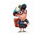 Illustration set 2015 : Character design, illustration set.