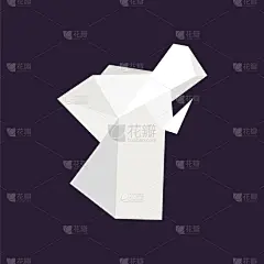 折纸工艺,天使,图标,华丽的,复活节,三位一体,希望,爱,复古