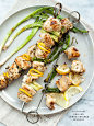 Grilled Lemon Chicken Skewers | foodiecrush.com