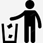 垃圾箱请勿乱扔垃圾环保图标 设计图片 免费下载 页面网页 平面电商 创意素材