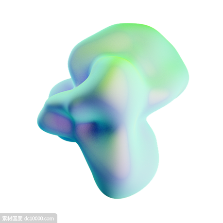 梦幻3D液体元素PNG免扣透明素材