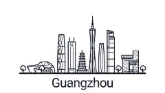 广州地标  - 源文件下载【酷图网】广州地标,国潮广州,广州插画,广州标志建筑,广州建筑 