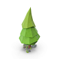 Low Poly Forest Object