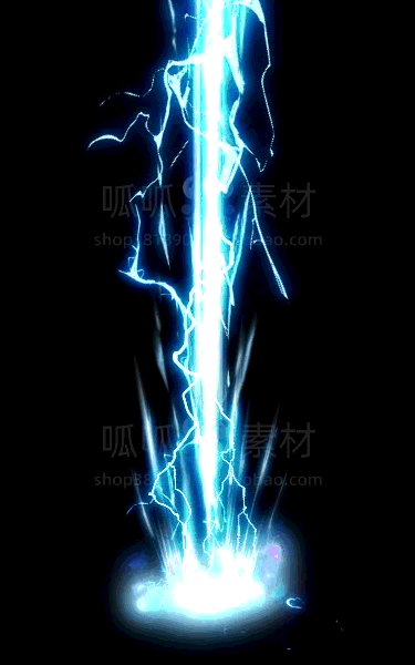 旋转龙闪电火焰冰冻 flash游戏特效素...