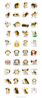 Cute dog / Beagle Boy - Line Sticker : Line Creators Market sticker'Beagle Boy'