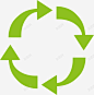 绿色垃圾桶图标 绿色环保 UI图标 设计图片 免费下载 页面网页 平面电商 创意素材