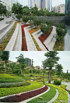 重庆·麓悦江城麓溪半岛图片_· Landscape ︱ 臺地 / 高差 / 微地形图片素材-花瓣网