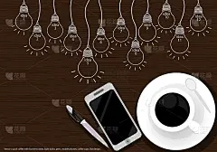 插画商业设计理念和构思创意视角各异。为了成功，计划、思考、搜索、分析、沟通、创新技术现代。