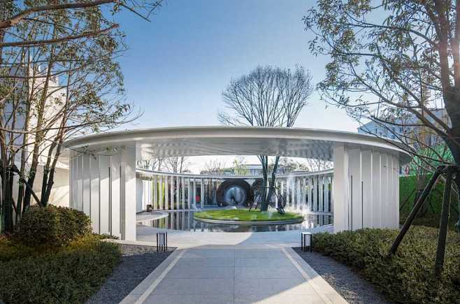 【居住区景观廊架图集】示范区住宅区廊架/...