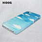 HIDOG 原创设计 手绘case 苹果Iphone5/5S手机壳套 新款白云朵朵 2013