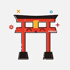 日本旅游原创mbe风插画设计元素图片大小2000x2000px 图片尺寸29.49 KB 来自PNG搜索网 pngss.com 免费免扣png素材下载！8月你好#ai矢量#MBe风#插画#旅游#日本#设计元素#神社#原创#装饰图案#