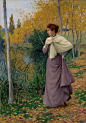 5706504952-leopold-franz-kowalski-autumn-on-the-shore-of-the-lake