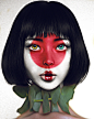 geisha japanese art on Behance