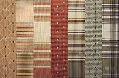 不同款式的纺织图案