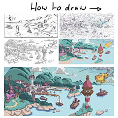 漫象云端采集到绘画教程 | 漫画 | 插画