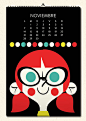 Kids Calendar on Behance