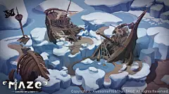 Maze: Shadow of light - Frozen Shipwrecks, Eunju Park : Maze: Shadow of light - Frozen Shipwrecks. Paint-over.
Stage Illustration -initial concept by sung woo lee(Art Directer). 

Copyright ⓒ 'AwesomePIG&amp;ThumbAGE’ All Rights Reserved.

finally Release